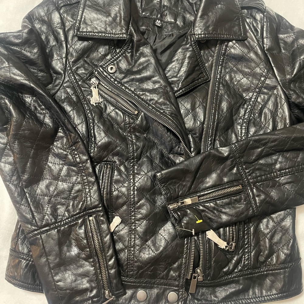 Women's Black Leather Jacket
